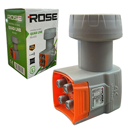 ROSE RG-400 4Lü Lnb (Quad) 0.1Db Full HD