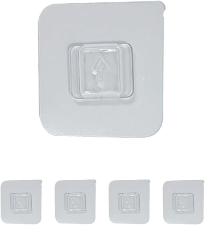 Yedek Yapıştırıcı Sticker Duvar Yapışkan Sihirli Banyo Düzenleyici Yedek Yapıştırıcısı 4 Adet Turuncu