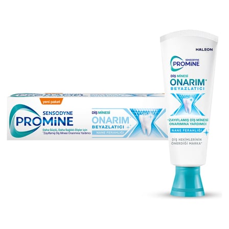 3 Adet Sensodyne Promine Onarım Beyazlatıcı Diş Macunu 75 Ml