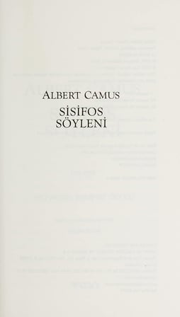Sisifos Söyleni: 1957 Nobel Edebiyat Ödülü