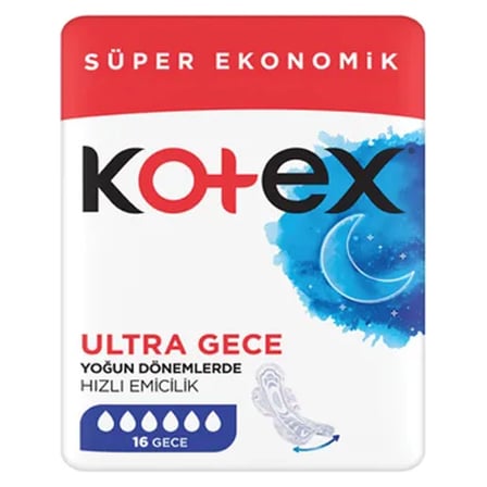 3 Adet Kotex Ultra Ped Gece