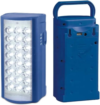 Şarjlı Çok Fonksiyonlu Güçlü Işıldak, 24 LED, 80 Saat, Powerbank Kamp Lambası USB Şarj Çıkışlı 3Gün Aydınlatma Işıldak Lamba 220V Şarjlı Powerbank Işıldak