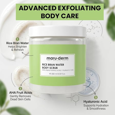 Pirinç Suyu Vücut Peelingi AHA Hyaluronik Asit 250 ml
