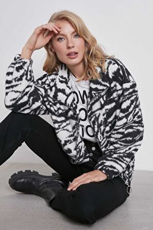 Zebra Desenli Polar Sweat