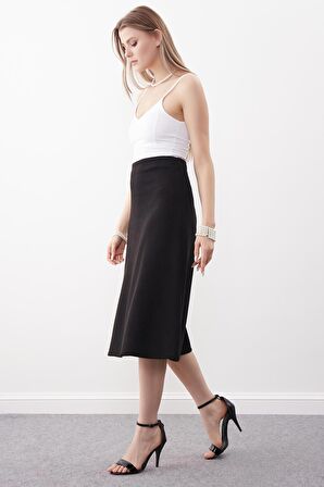 Çan Kesim Süet Kumaş Etek