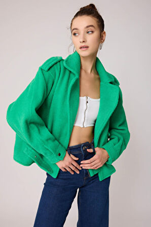 Tek Cep Çıtçıt Kapamalı Ceket