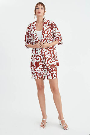 Etnik Desen Salaş Ceket