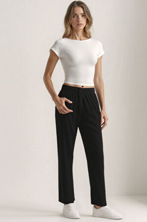 Beli Lastikli Modal Kumaş Pantolon