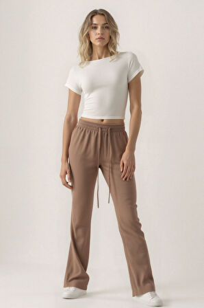 Beli Lastikli Modal Kumaş Pantolon