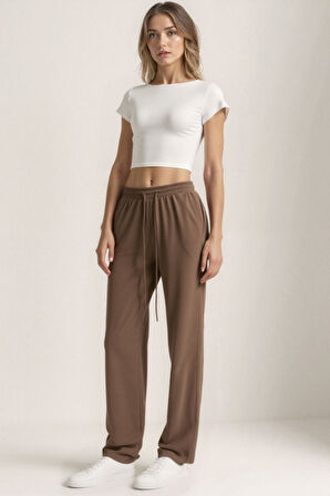 Beli Lastikli Modal Kumaş Pantolon