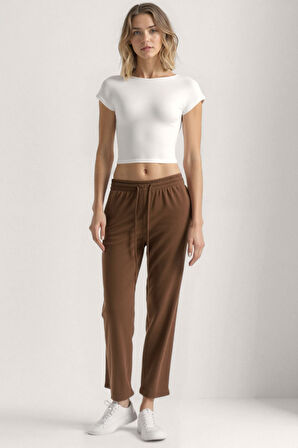 Beli Lastikli Modal Kumaş Pantolon