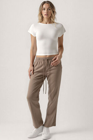 Beli Lastikli Modal Kumaş Pantolon