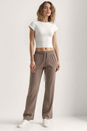 Beli Lastikli Modal Kumaş Pantolon