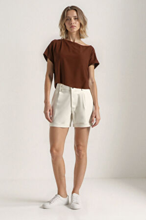 Kayık Yaka Salaş Bluz