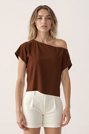 Kayık Yaka Salaş Bluz