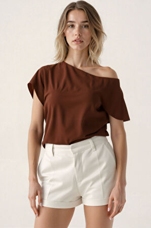 Kayık Yaka Salaş Bluz