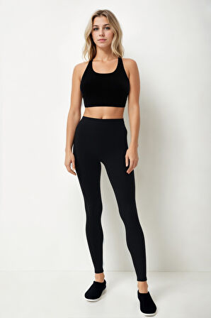 Sırtı Çapraz Crop Sporcu Atlet