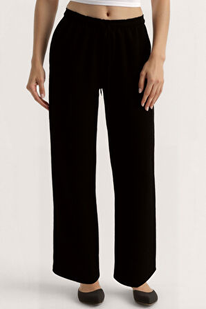 Beli Lastikli Geniş Paça Pantolon