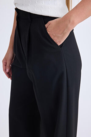 Yüksek Bel Geniş Paça Palazzo Pantolon