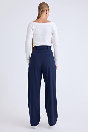 Yüksek Bel Geniş Paça Palazzo Pantolon