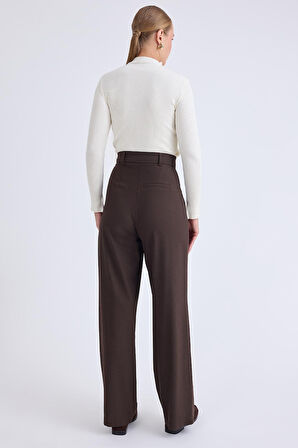 Yüksek Bel Geniş Paça Palazzo Pantolon