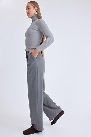 Yüksek Bel Geniş Paça Palazzo Pantolon