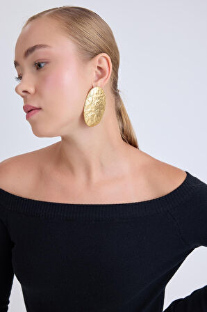 Kayık Yaka Uzun Kol Triko Bluz