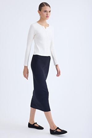 Midi Boy Fitilli Kalem Etek