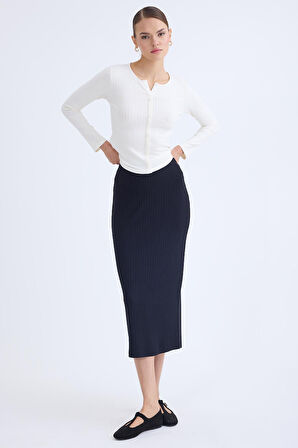 Midi Boy Fitilli Kalem Etek