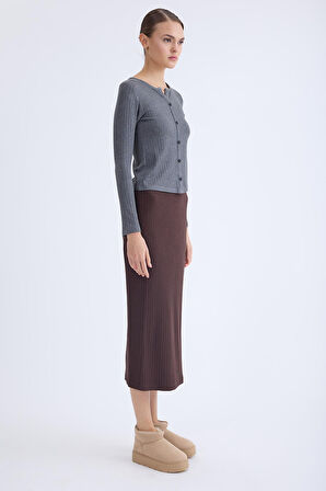 Midi Boy Fitilli Kalem Etek