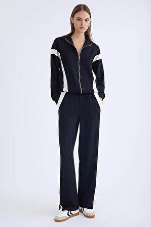 Beli Lastikli Kenarı Şeritli Eşofman Pantolon