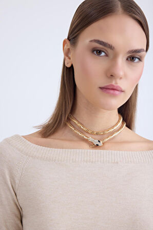 Kayık Yaka Uzun Kol Triko Bluz