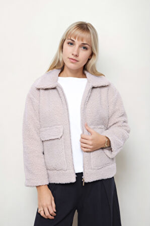 Kapak Cepli Teddy Ceket