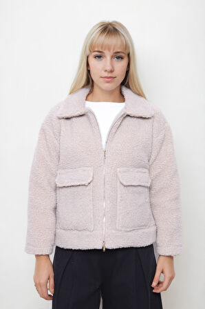 Kapak Cepli Teddy Ceket