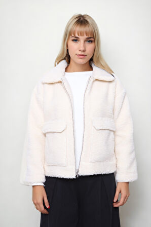 Kapak Cepli Teddy Ceket