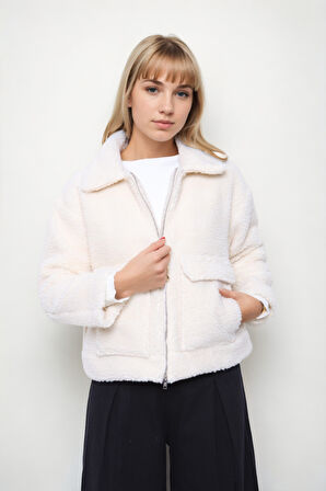 Kapak Cepli Teddy Ceket