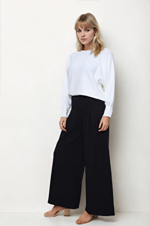 Beli Lastikli Geniş Paça Jeam