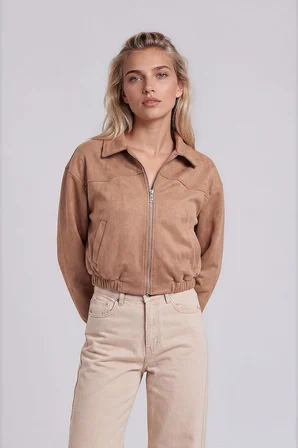 Süet Bomber Ceket