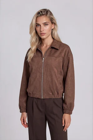 Süet Bomber Ceket