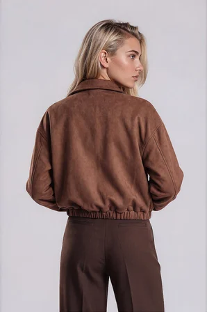 Süet Bomber Ceket