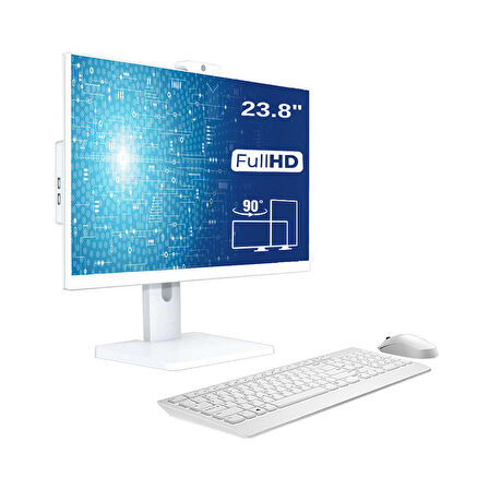 Xaser Xsr687 i7 4770 8GB Ram 512GB SSD 23.8" Webcam + Wifi Pivot All In One Bilgisayar