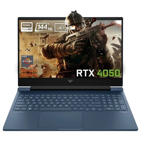 HP Victus 16-S1023NT Amd Ryzen 7-8845HS 9Z795EA FR107 48 -Gbddr5 2 Tbssd RTX4050 6gb 16.1 Inç 144Hz Full Hd Yok (Free Dos) Gaming Laptop + Çanta