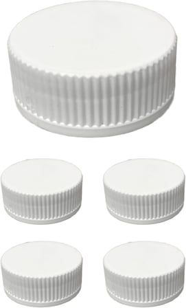 Vidalı Plastik Kapak, 41/18mm, 3L Kulplu Galon Şişe Uyumlu, Sızdırmaz Yedek Kapak, Beyaz (5)