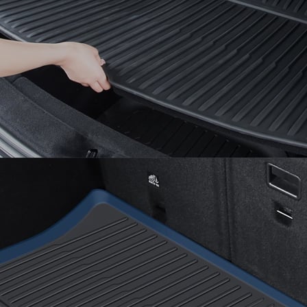 Tesla Model Y Juniper (2025+) Uyumlu TPE 3D Bagaj Havuzu Seti - Kokusuz ve Tam Uyumlu