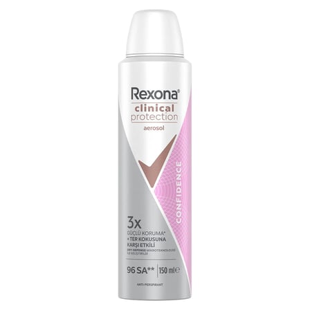 2 Adet Rexona Clinical Protection Kadın Sprey Deodorant