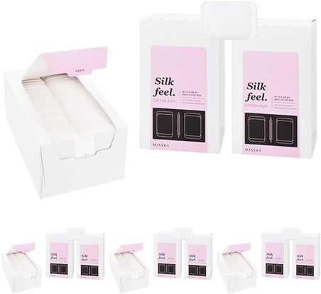 Yumuşak Makyaj Temizleme Pamuğu Silk Feel Cotton Puff (80ADET)