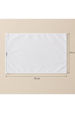 Derin %100 Pamuklu, Nefes Alabilen, Fermuarlı Tekstil Saklama Hurcu/ Yastık KIlıfı/Dolgusuz – 50×70 cm