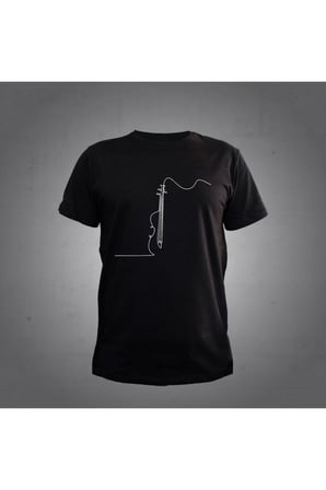 Kemancı Siyah Tshirt Unisex