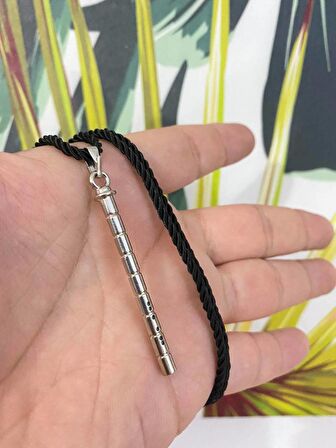 Ney Enstrüman Kolye Siyah Kordon