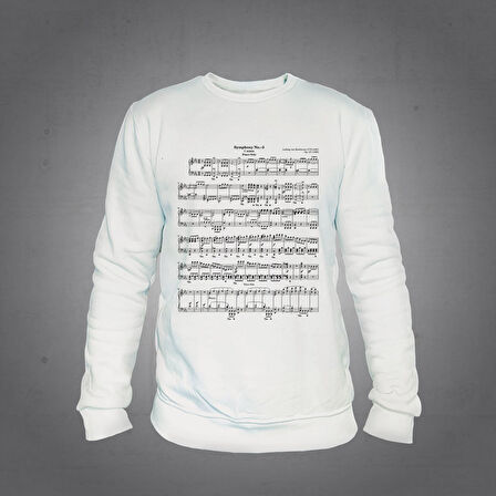 5.Senfoni Notalar Sweatshirt Unisex